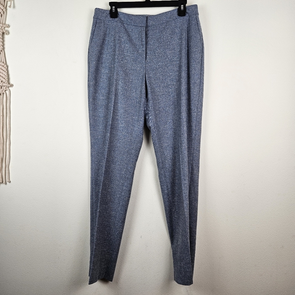 Lafayette 148 New York Straight Leg Pants Size 10 Career Office Work Ready